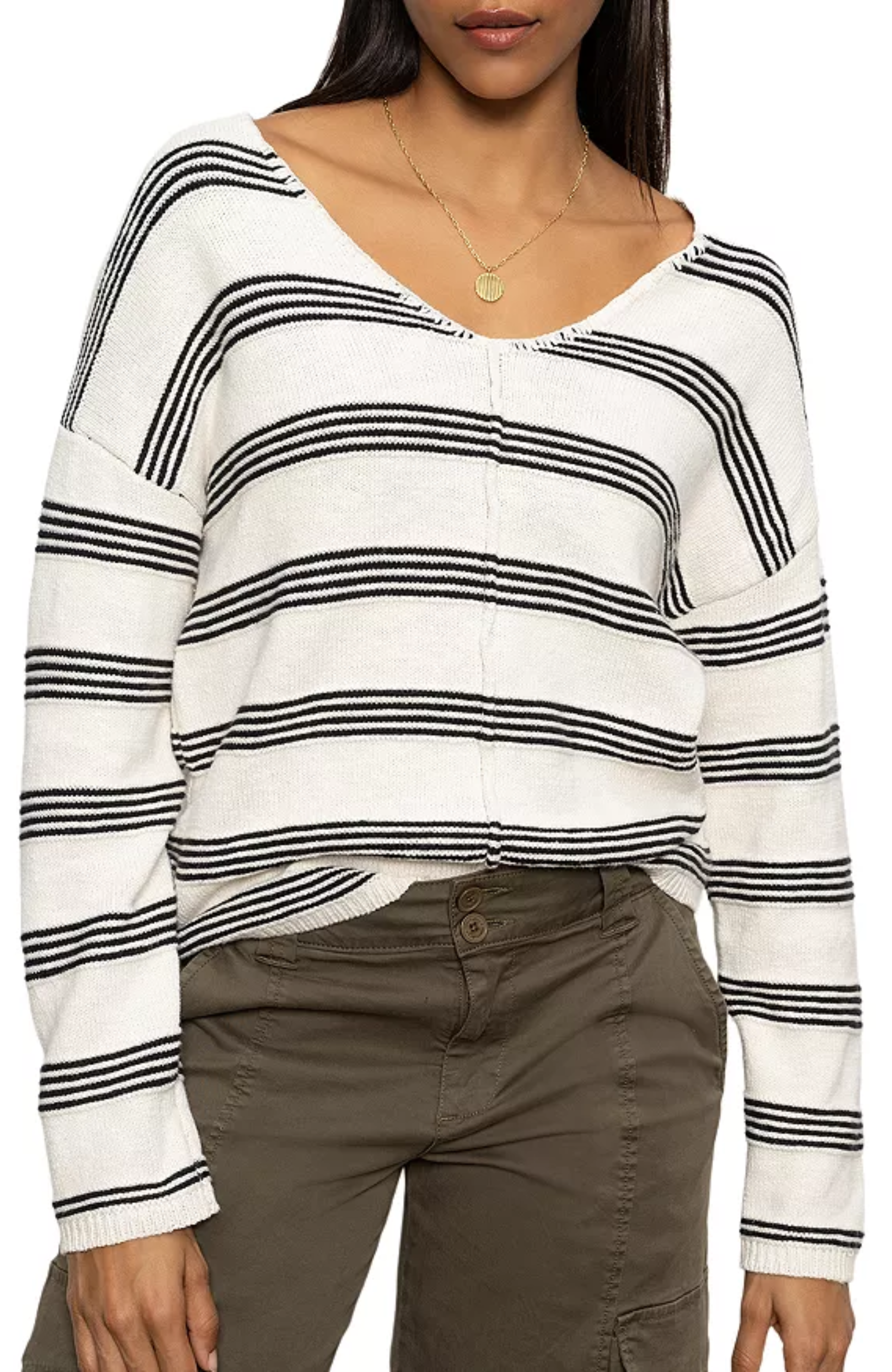 Easy V Neck Sweater – 310 Rosemont