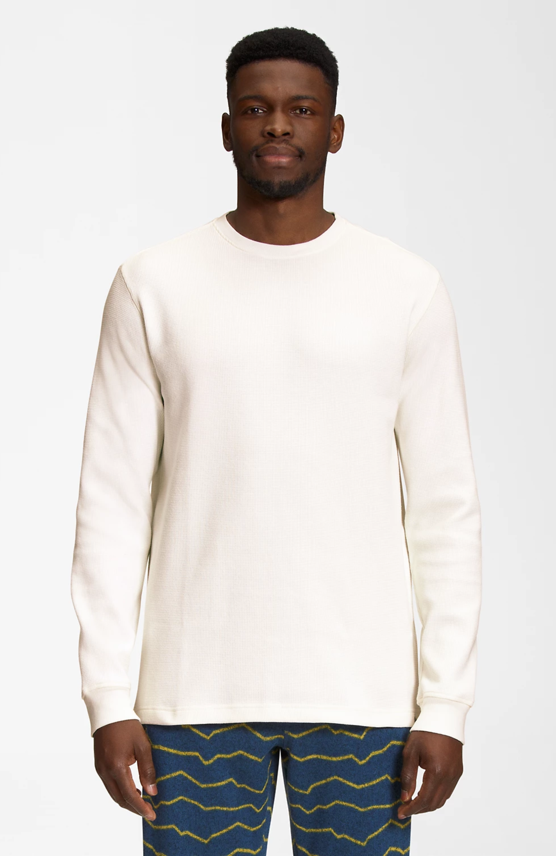 【THE NOTRH FACE】 HYBRID WAFFLE S/S R/TEE‐WHITE The North Face - Men's Waffle Crew – 310 Rosemont