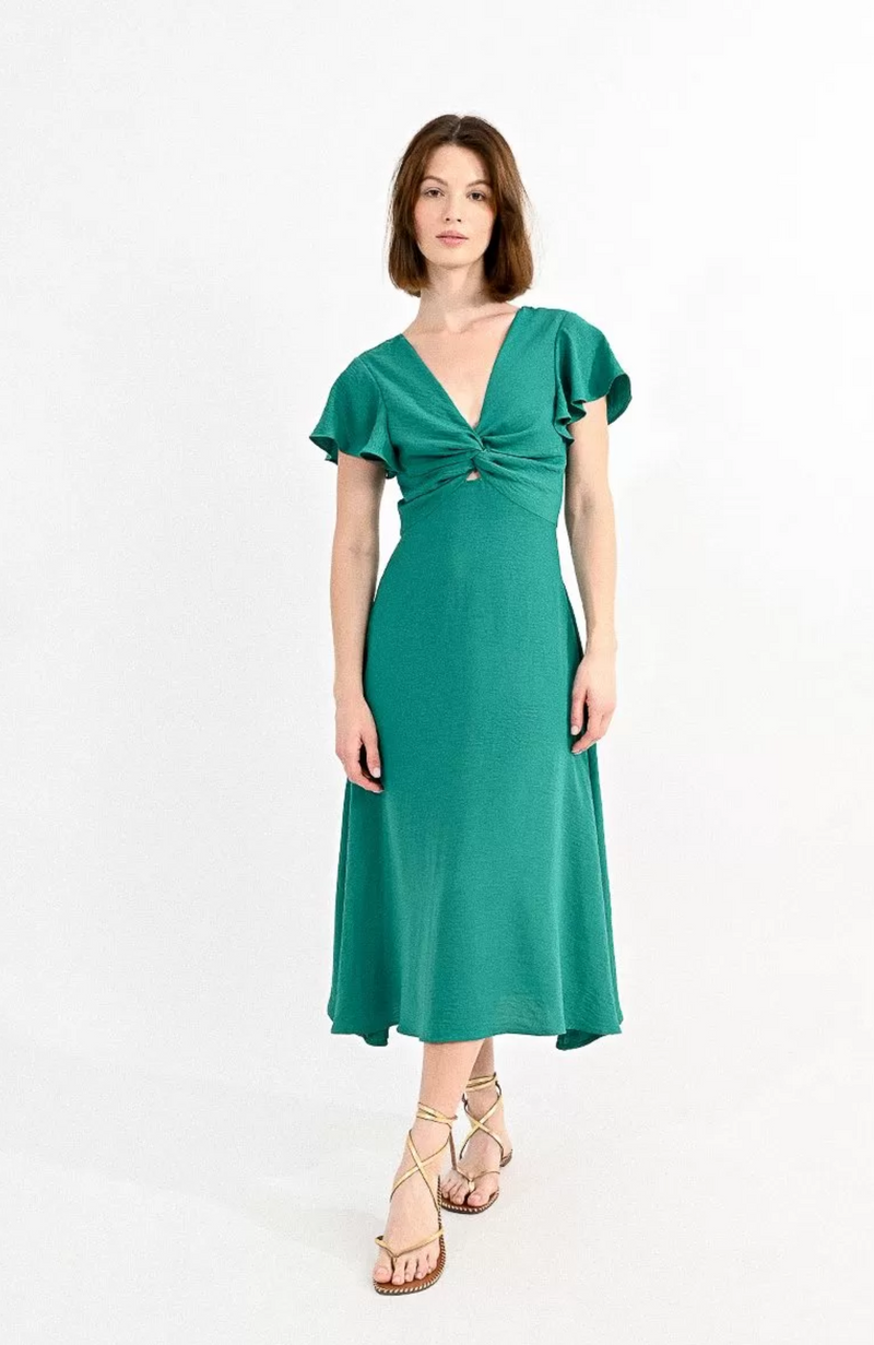 Open Back Woven Dress 310 Rosemont Open Back Woven Dress 310 Rosemont