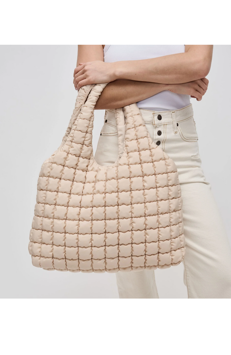 Sol & Selene - Elevate Quilted Nylon Hobo