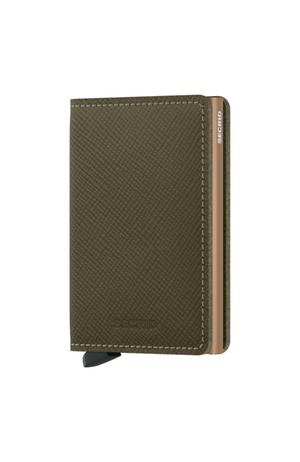 Secrid - Slimwallet Saffiano Olive