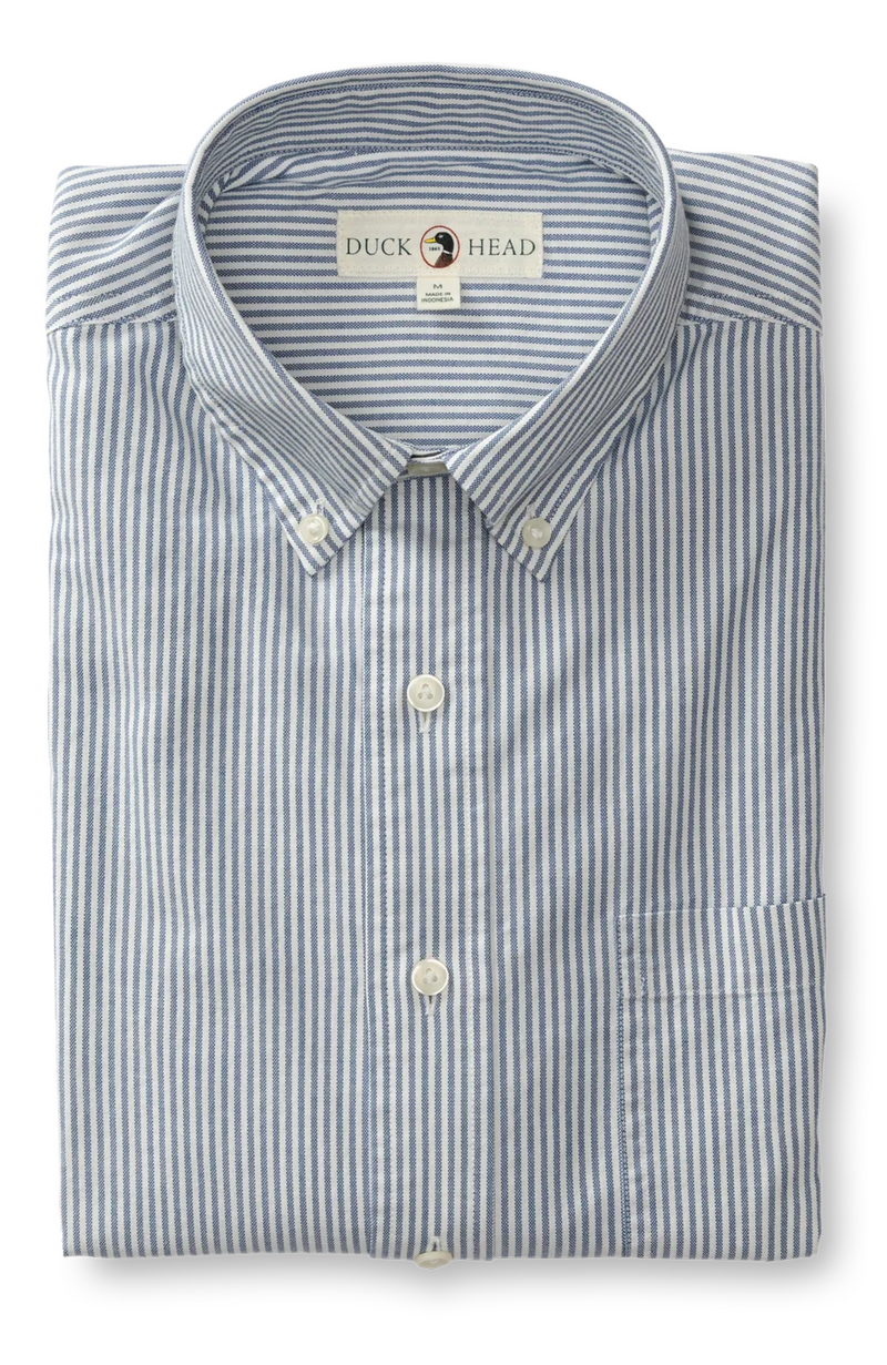 Duck Head - Cotton Oxford Collins Stripe Sport Shirt