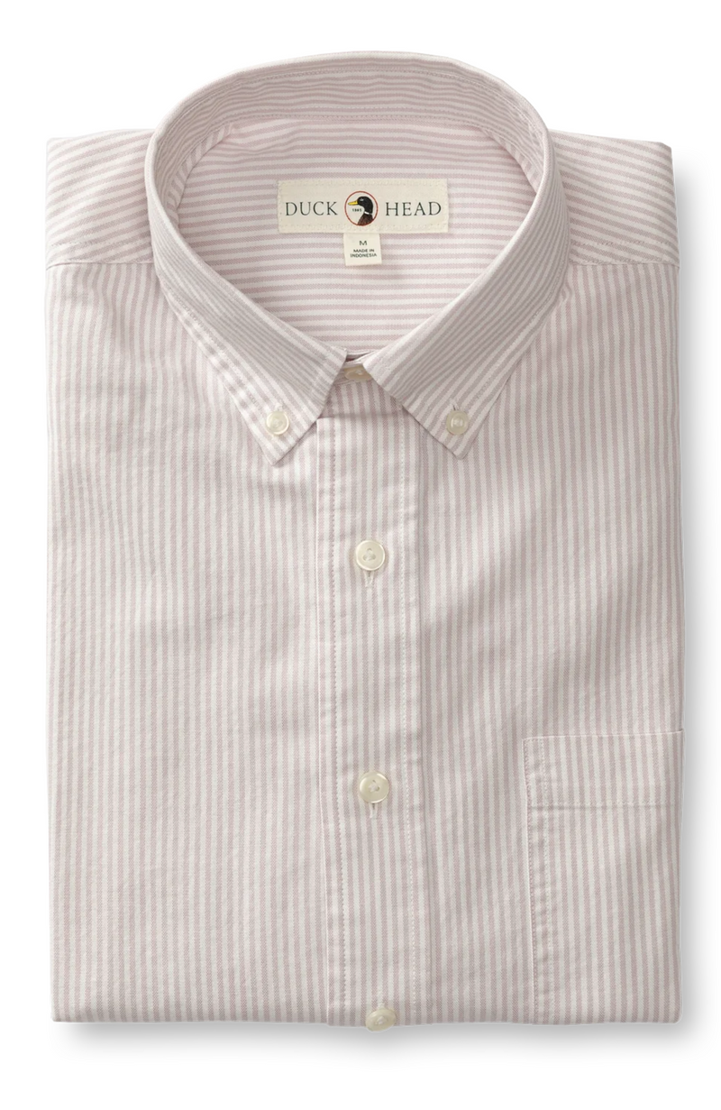 Duck Head - Cotton Oxford Collins Stripe Sport Shirt