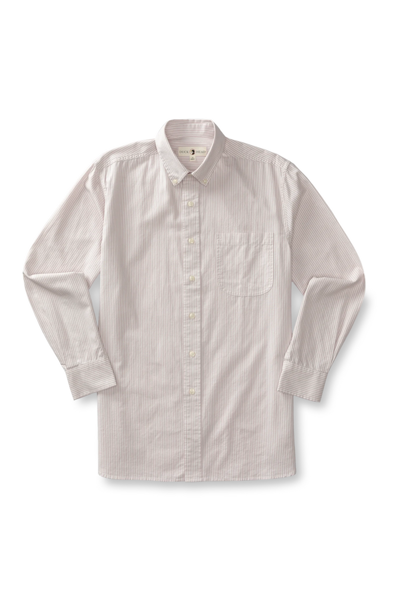 Duck Head - Cotton Oxford Collins Stripe Sport Shirt