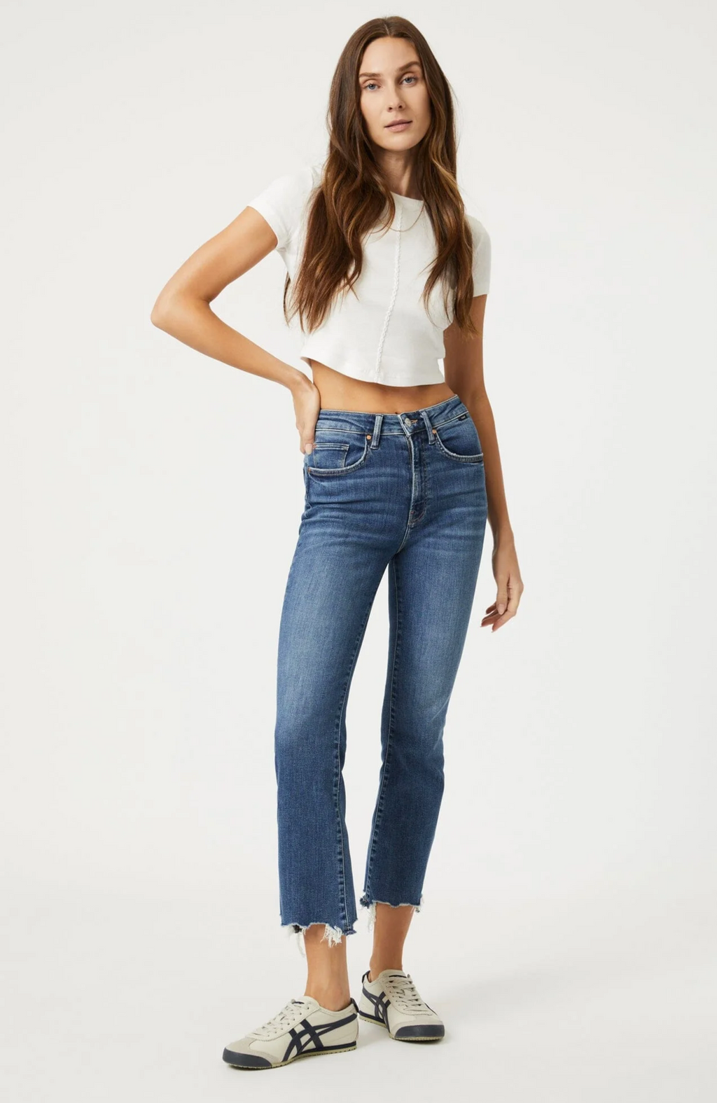 Mavi - Anika Cropped Flared Jeans