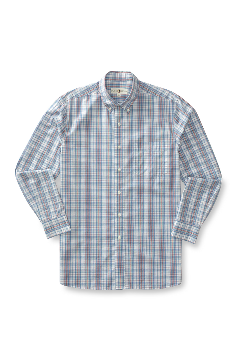 Duck Head - Cotton Poplin Sport Shirt Hayford Plaid