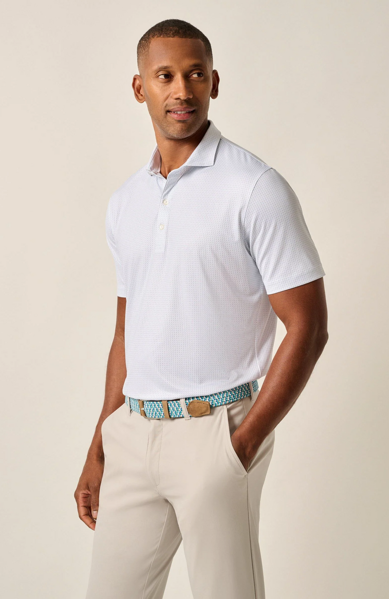Johnnie-O - Performance Jersey Polo - Tee Time Print