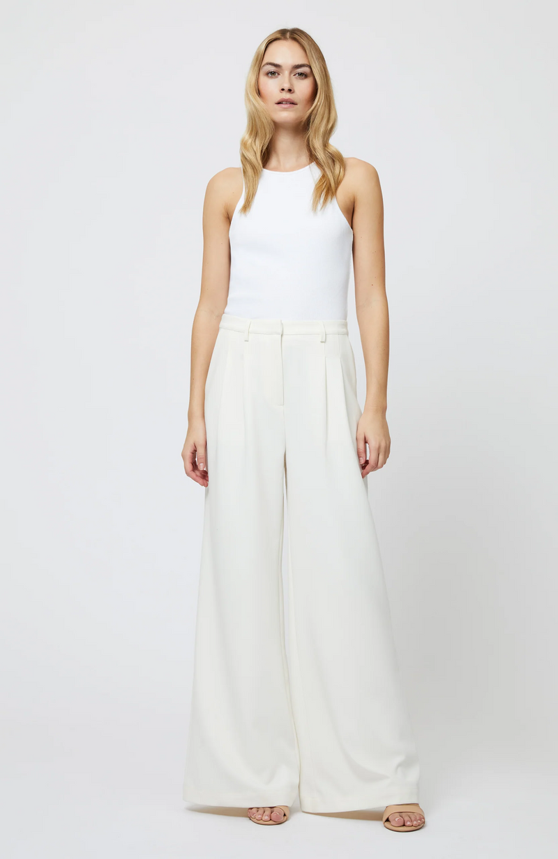 French Connection - Azra Twill Pleated Trouser
