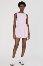 French Connection - Whisper Boat Neck Notch Mini Dress