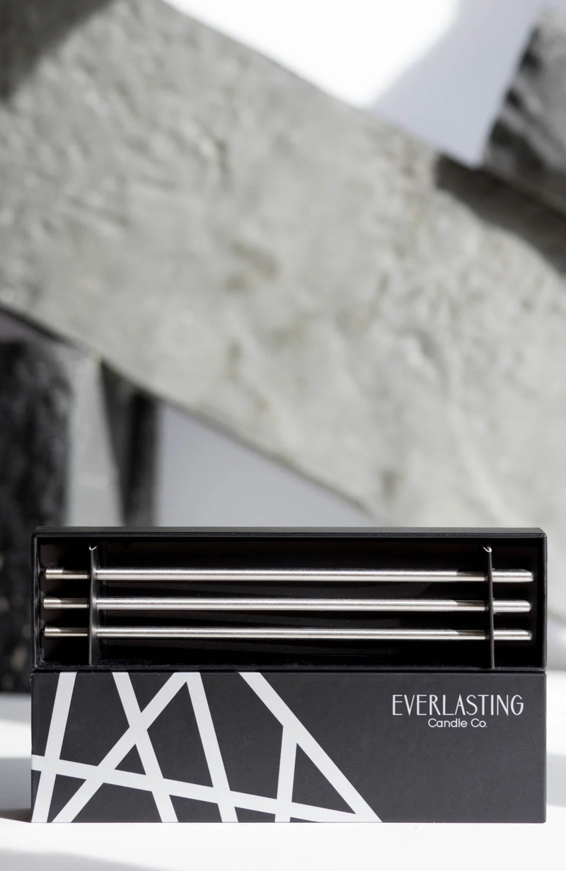 Everlasting Candle - Reusable Steel Candle Silver