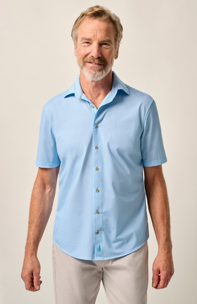 Johnnie-O - Hangin' Out Knit Button Up Shirt - Spielman