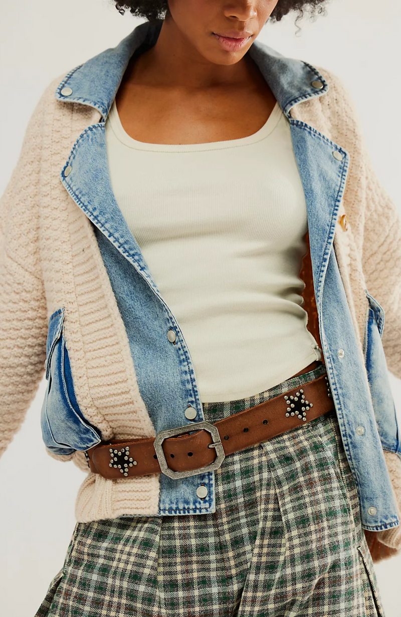 Free People - Starcrossed Studded Belt