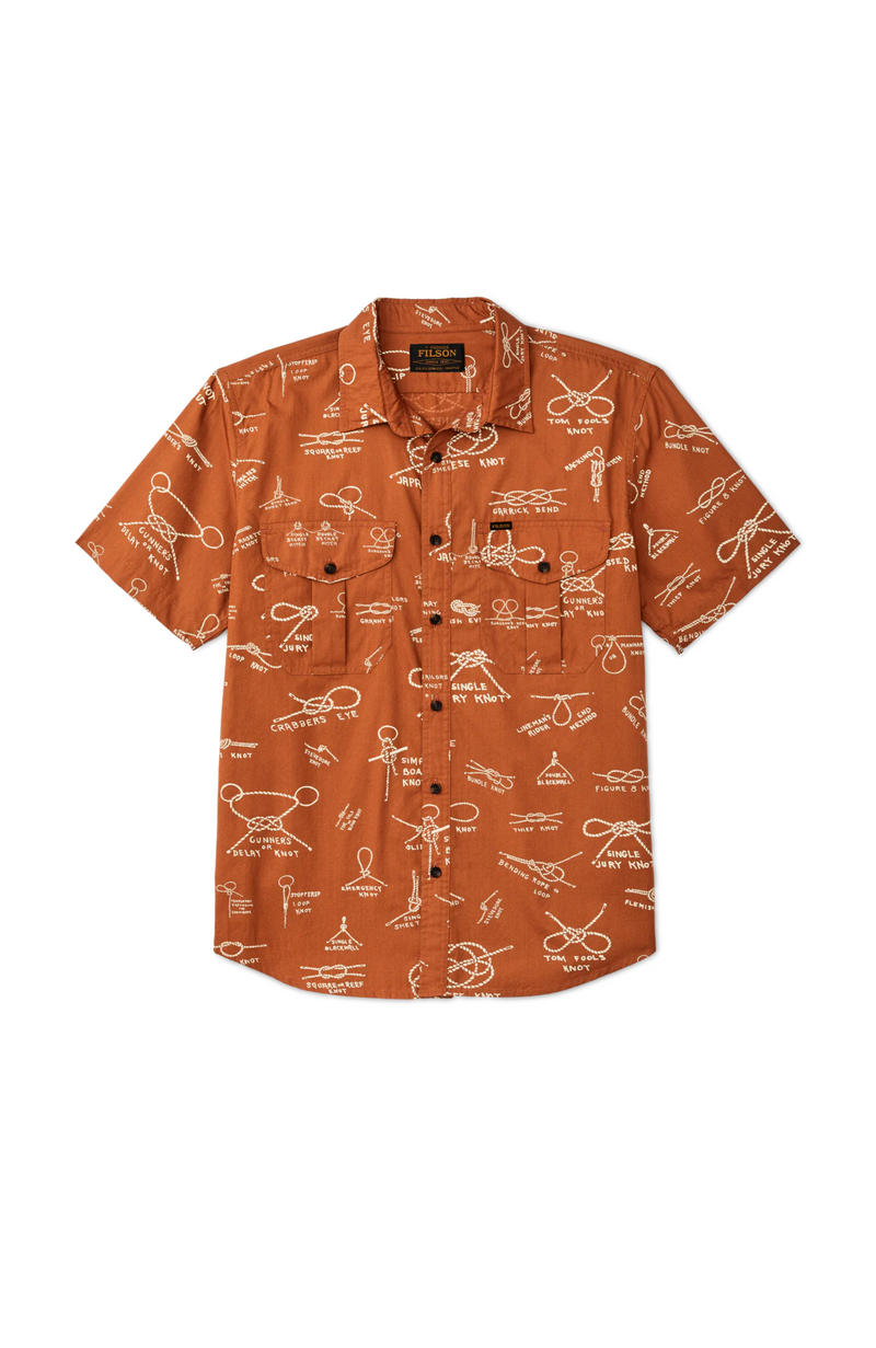Filson - Short Sleeve Washed Feather Cloth Shirt