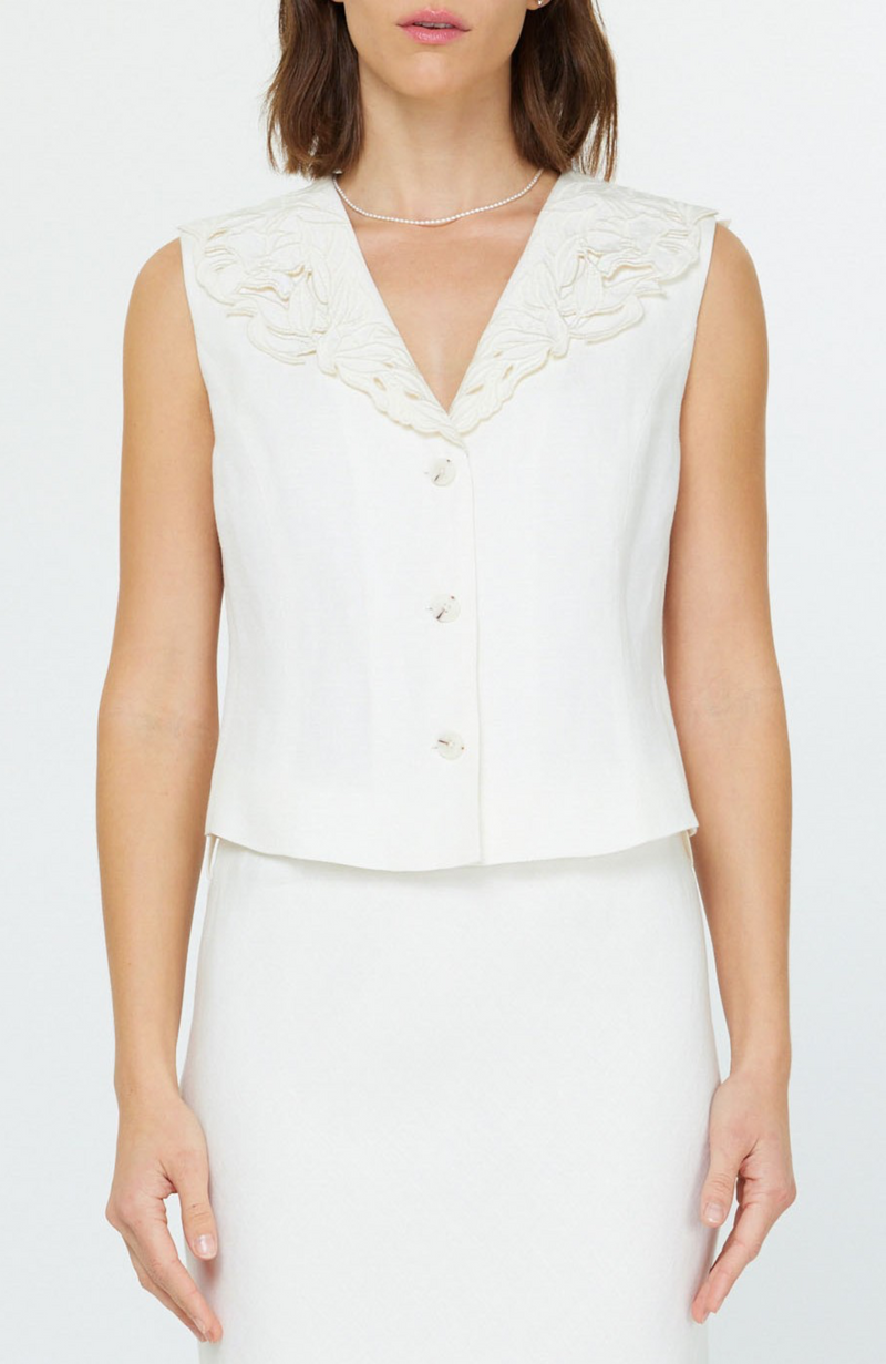 Current Air - Sleeveless V-neck Top
