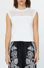 Current Air - Round Neck Sweater Tank Top