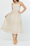 Current Air -  Square Neck Midi Dress