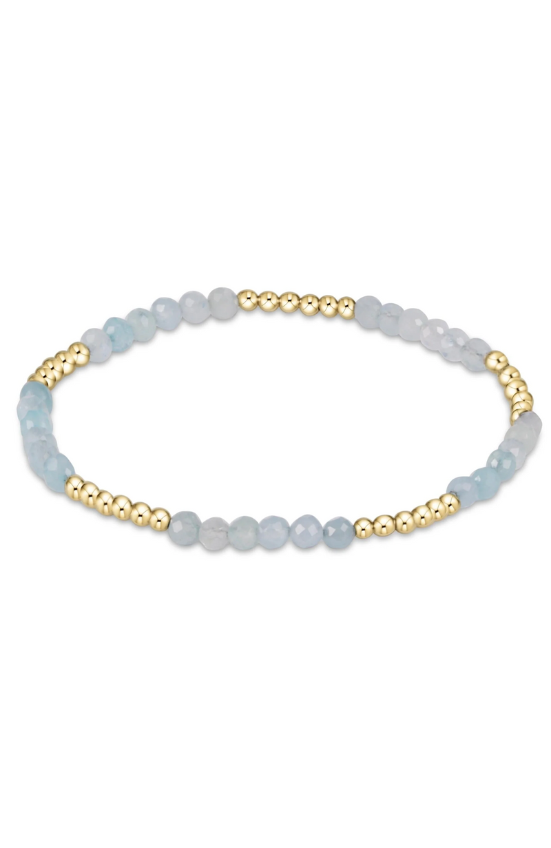 Enewton - Blissful Pattern 2.5 Bracelet - Aquamarine