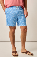Johnnie-O - The Half Elastic 7" Surf Shorts - Open Ocean