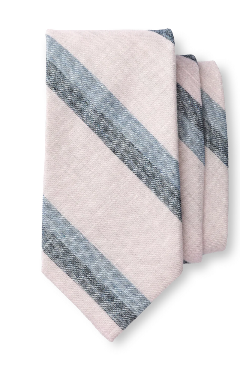 Duck Head - Linen Cotton Stripe Tie