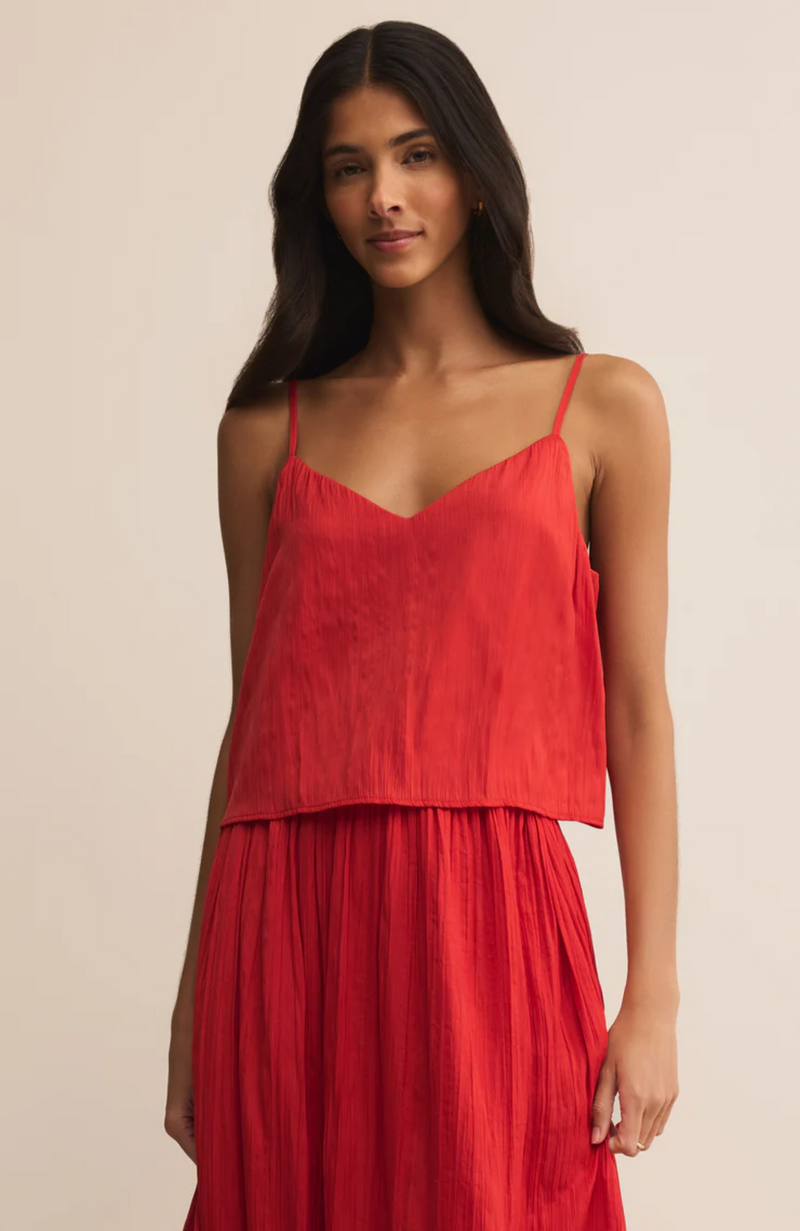 Z Supply - Fiore Satin Crop Tank