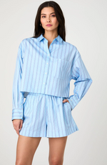 French Connection - Lorenzo Stripe Cropped Shirt