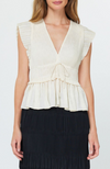 Current Air - Peplum Top