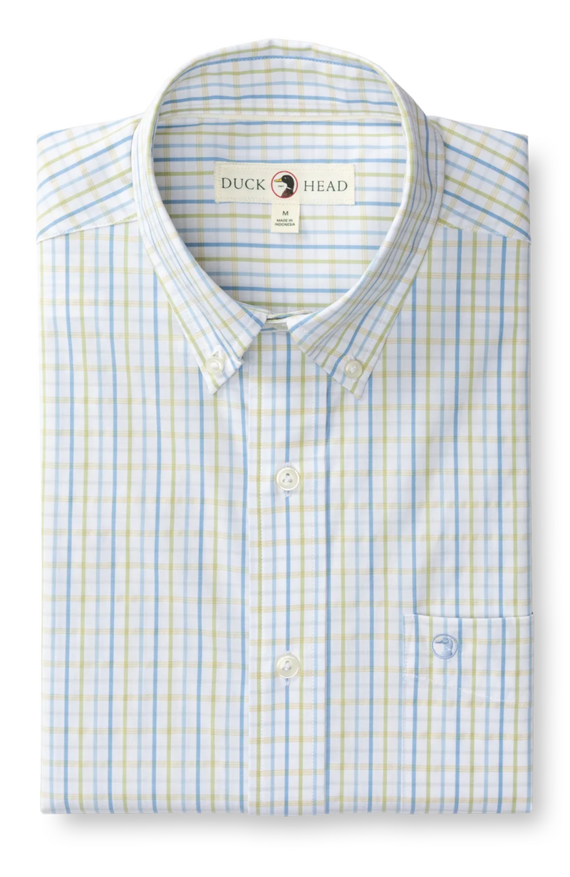 Duck Head - Performance Poplin Sport Shirt Gaston Plaid