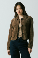 BlankNYC - Black Coffe Real Suede Jacket