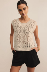 Z Supply - Baroque Crochet Sweater Top