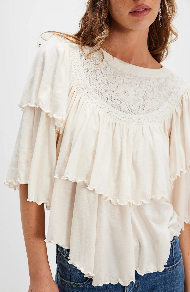 Free People - Rose Party Tee