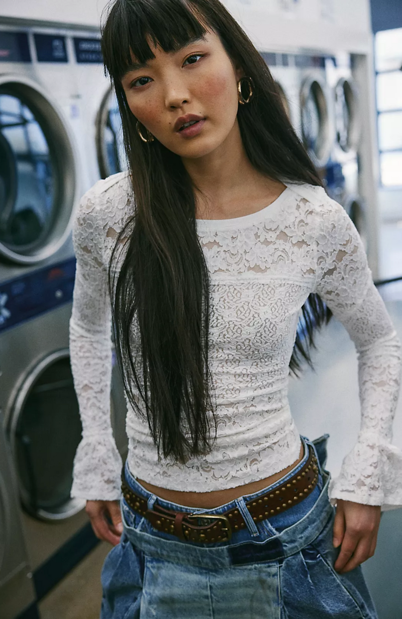 Free People - Lace Layering Long Sleeve