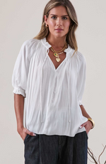 Current Air - Tie Front Blouse