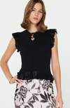 Current Air - Flutter Sleeve Sweater Top