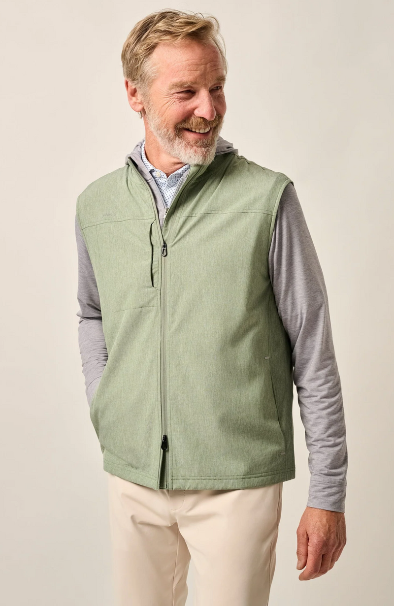 Johnnie-O - Big Sur Full-Zip Performance Vest with Primaloft®