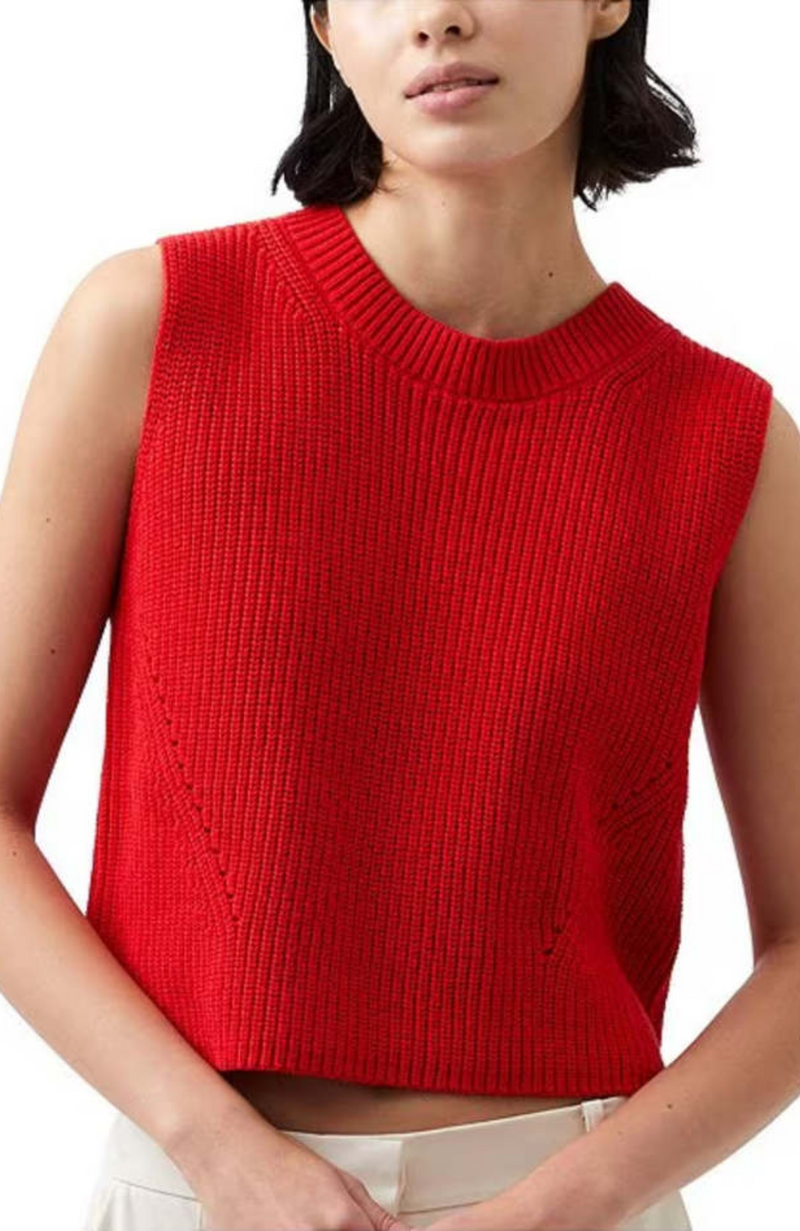 French Connection - Mozart Crew Neck Sleeveless Vest