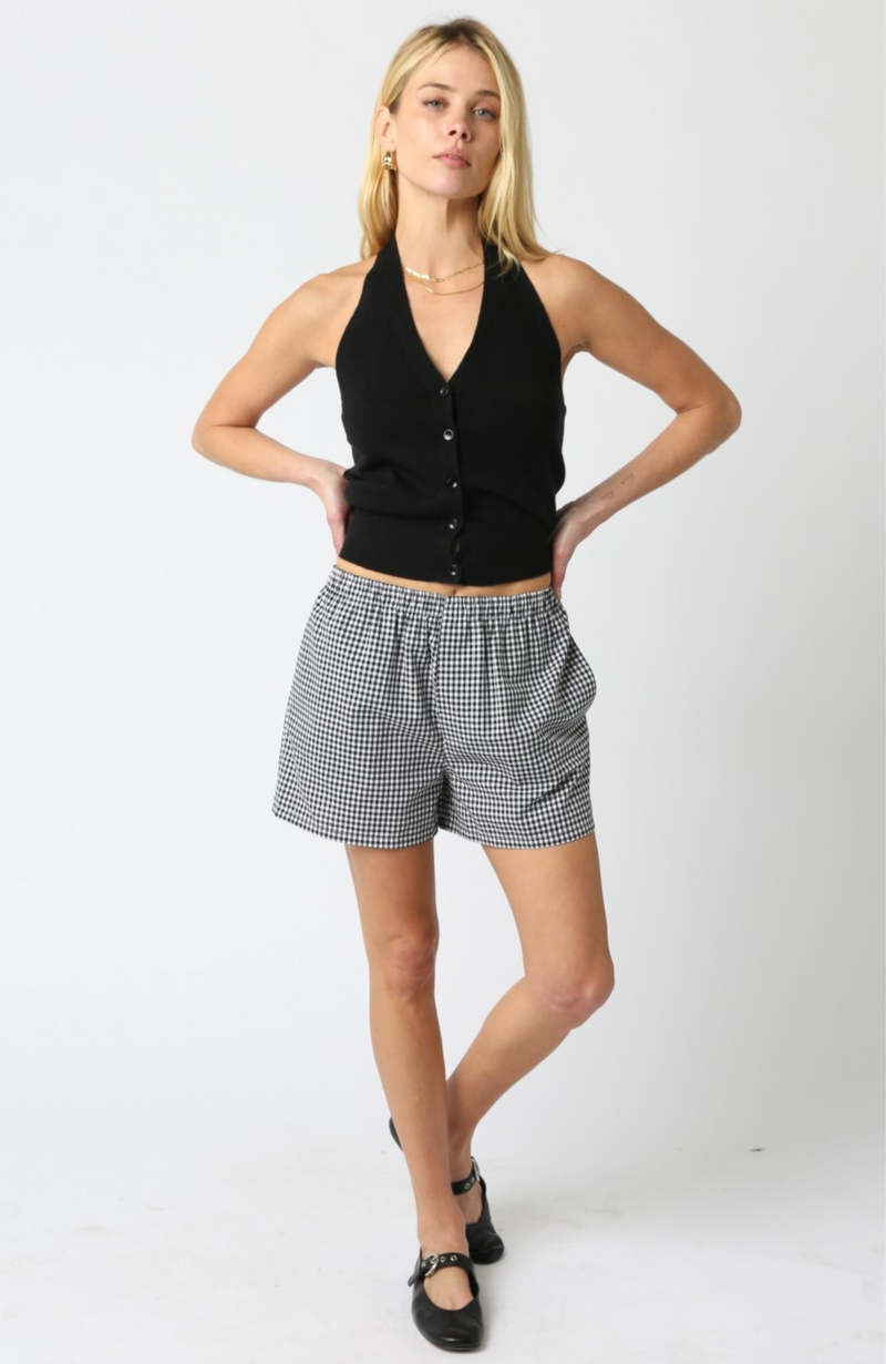 Pullon Check Short