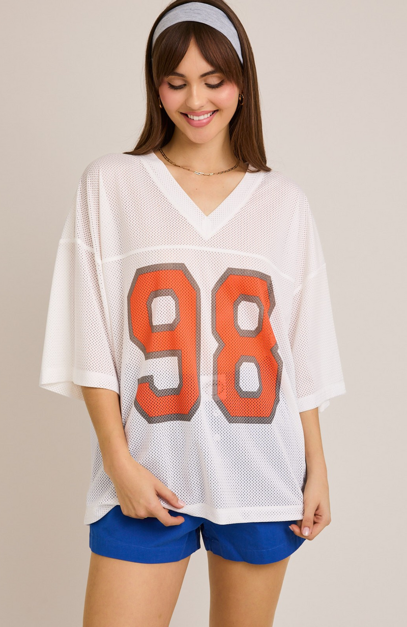 Oversized Mesh Jersey