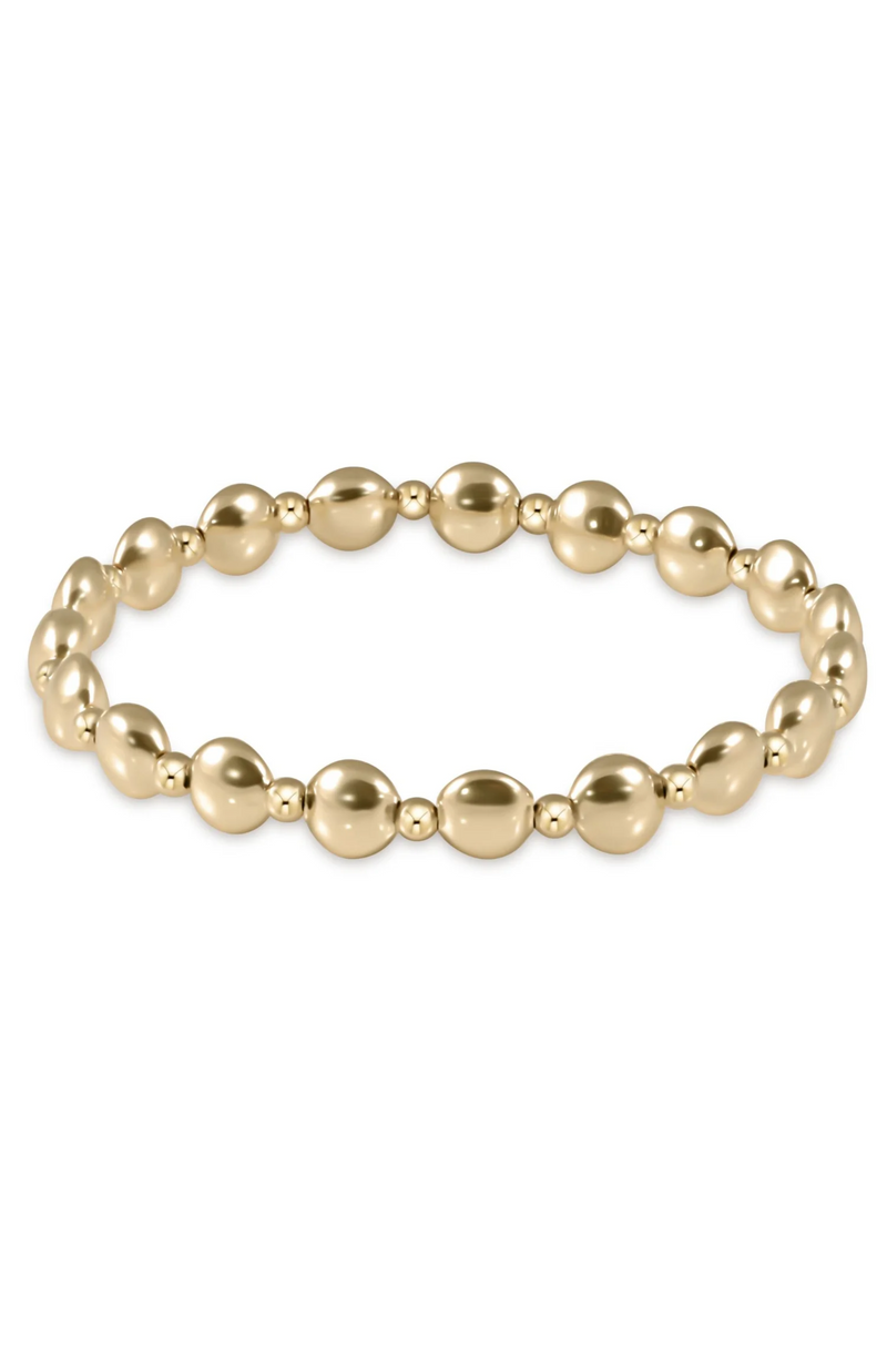 Enewton - Honesty Gold Grateful Pattern 6mm Bracelet