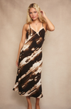 Abstract Print Slip Dress