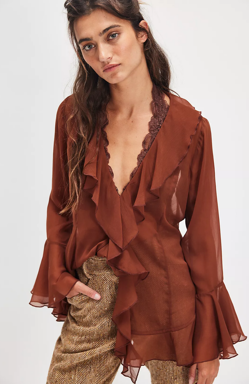 Free People - Bali Tulula Chiffon Top