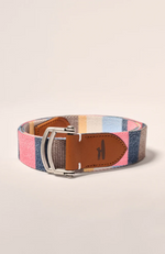 Johnnie-O - Bowen D-Ring Canvas Striped Belt