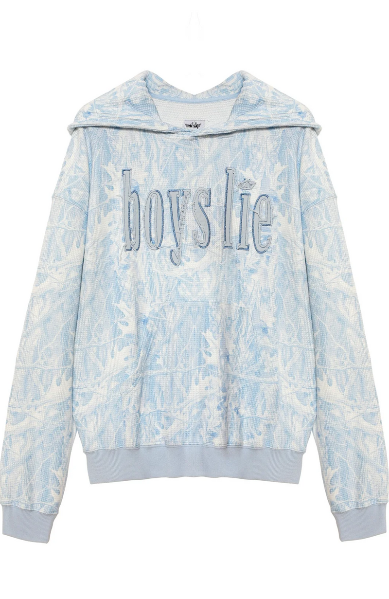 Boys Lie - Blue Manhunt Racer Hoodie