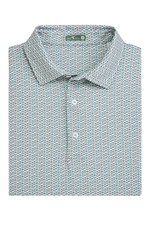 GenTeal - Teak Trophy Printed Performance Polo
