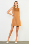 Sleeveless Suede Dress