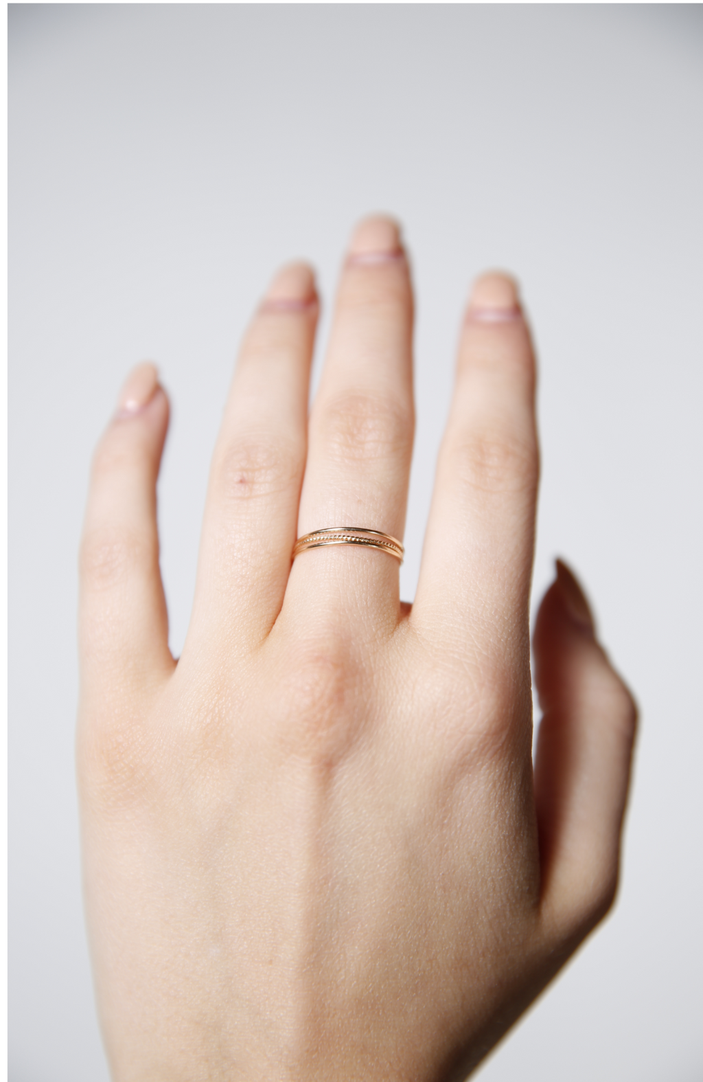 Able - Ultra Thin Twisted Stacking Ring