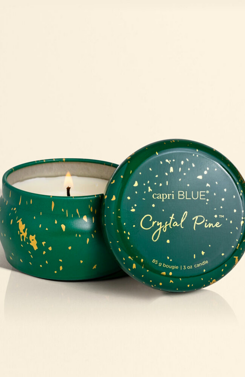 Capri Blue - Crystal Pine Glimmer Mini Tin