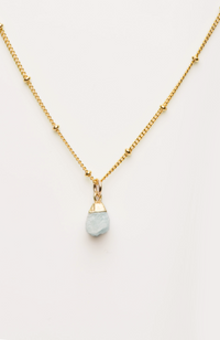 Able - Aquamarine Pendant Necklace