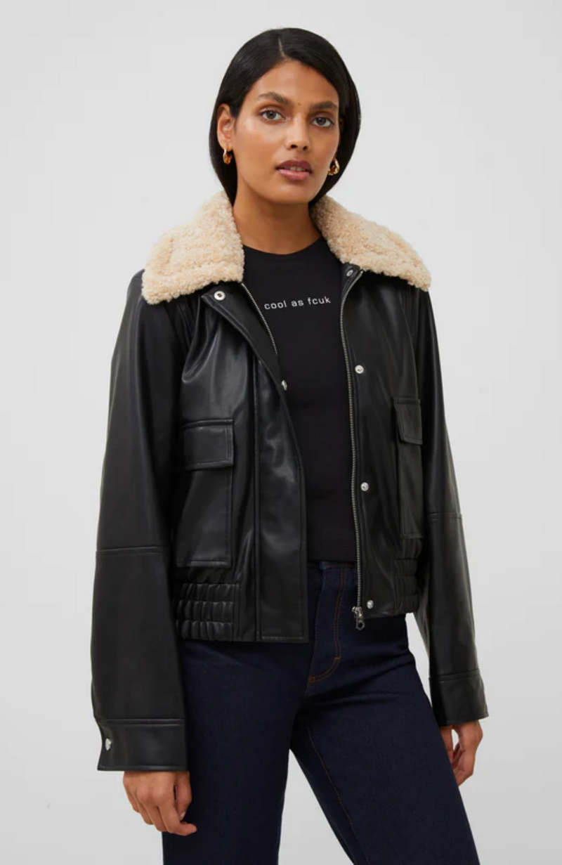 French Connection - Vegan Leather Coat