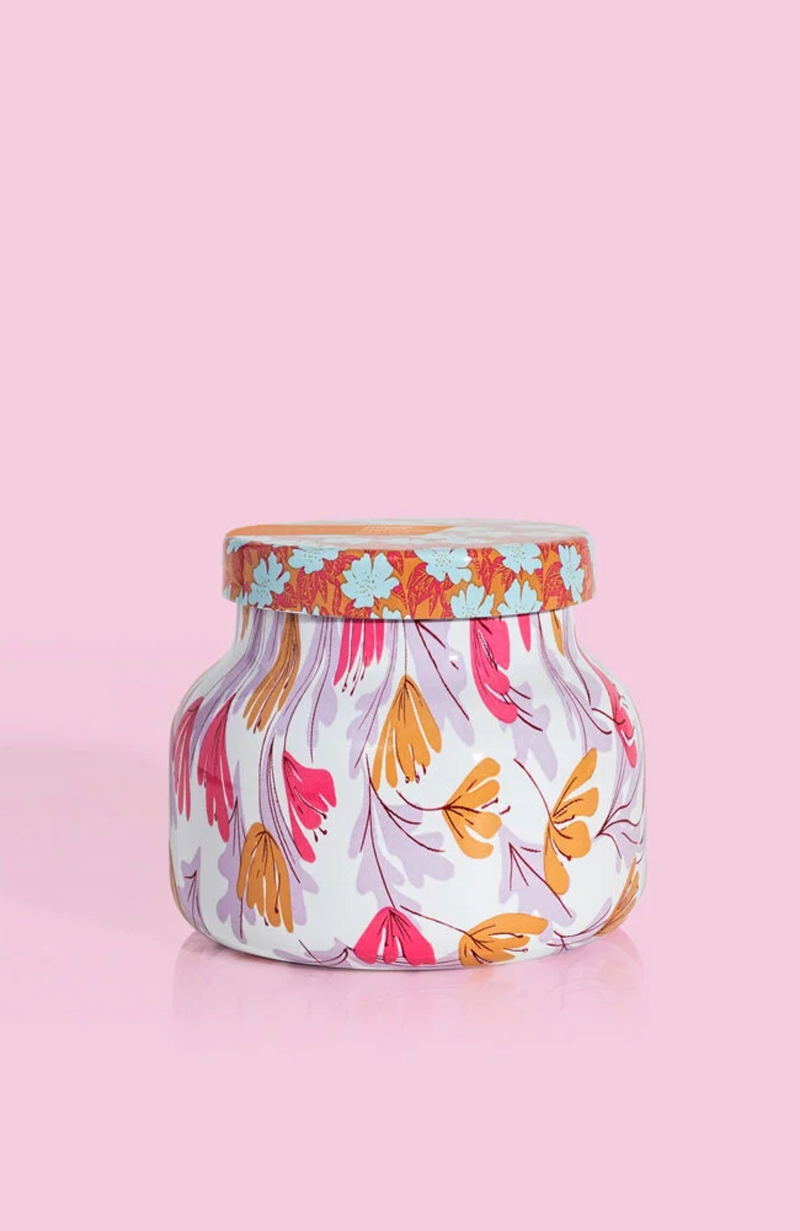 Capri Blue - Pineapple Flower Pattern Play Petite Jar