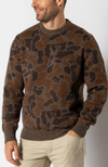 Duck Head - Camo Intarsia Crewneck Sweater